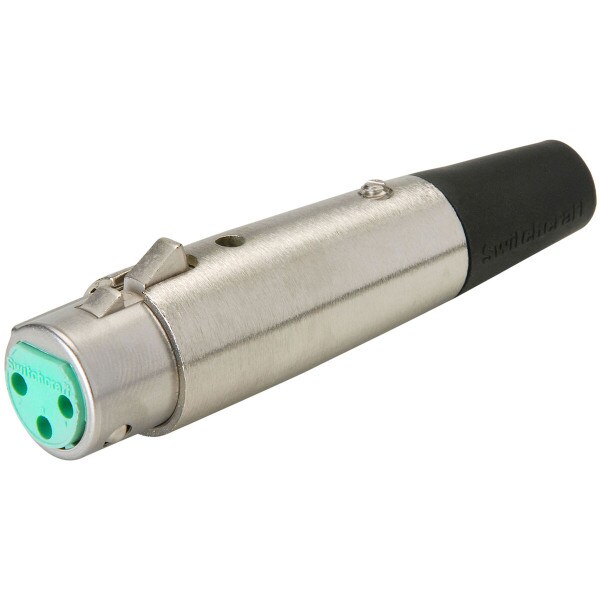 Main product image for Switchcraft A3F 3 Pin XLR Female Silver Pins Nickel 093-200